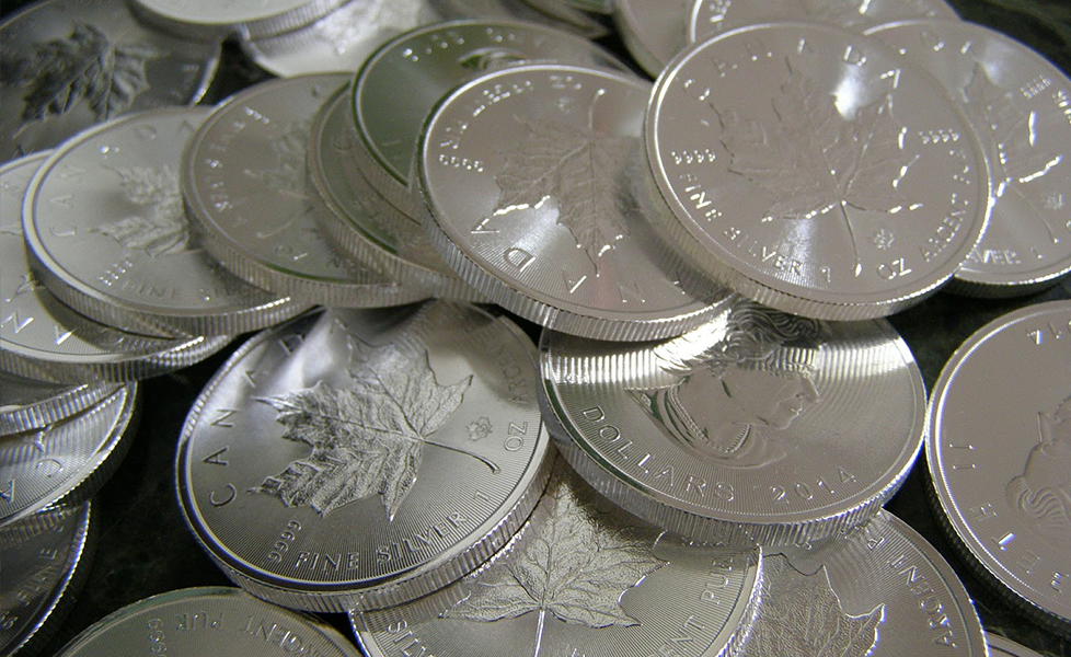 Slider 5 silver coins